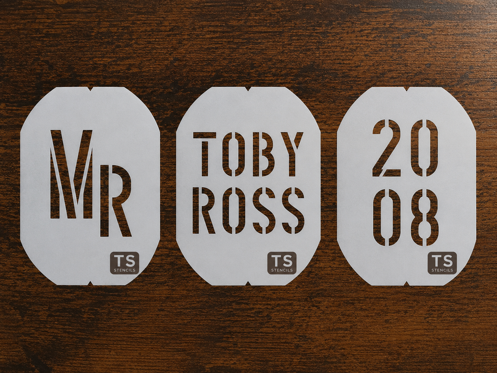 Custom Text stencils