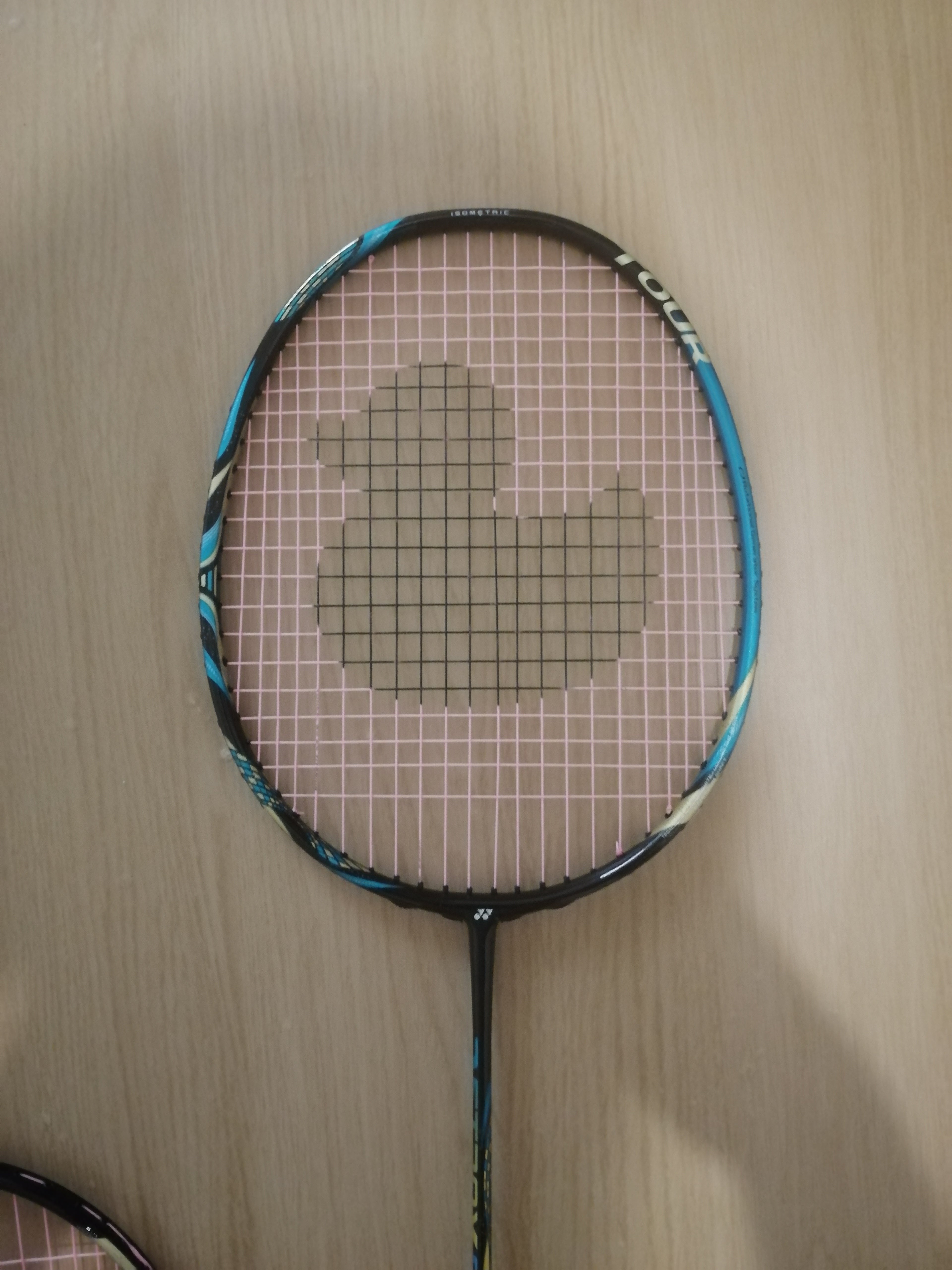 Duck badminton stencil
