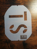 Toby Strings Badminton Stencil