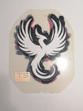 Phoenix Badminton Stencil