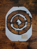 Target Badminton Stencil
